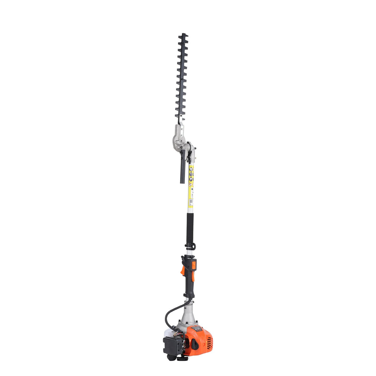 Gas Hedge Trimmer 26CC 2-Cycle | 15.7 Inch Dual Sided Dual Action Blade | Adjustable Pole Hedge Trimmer for Shrubs & Bushes