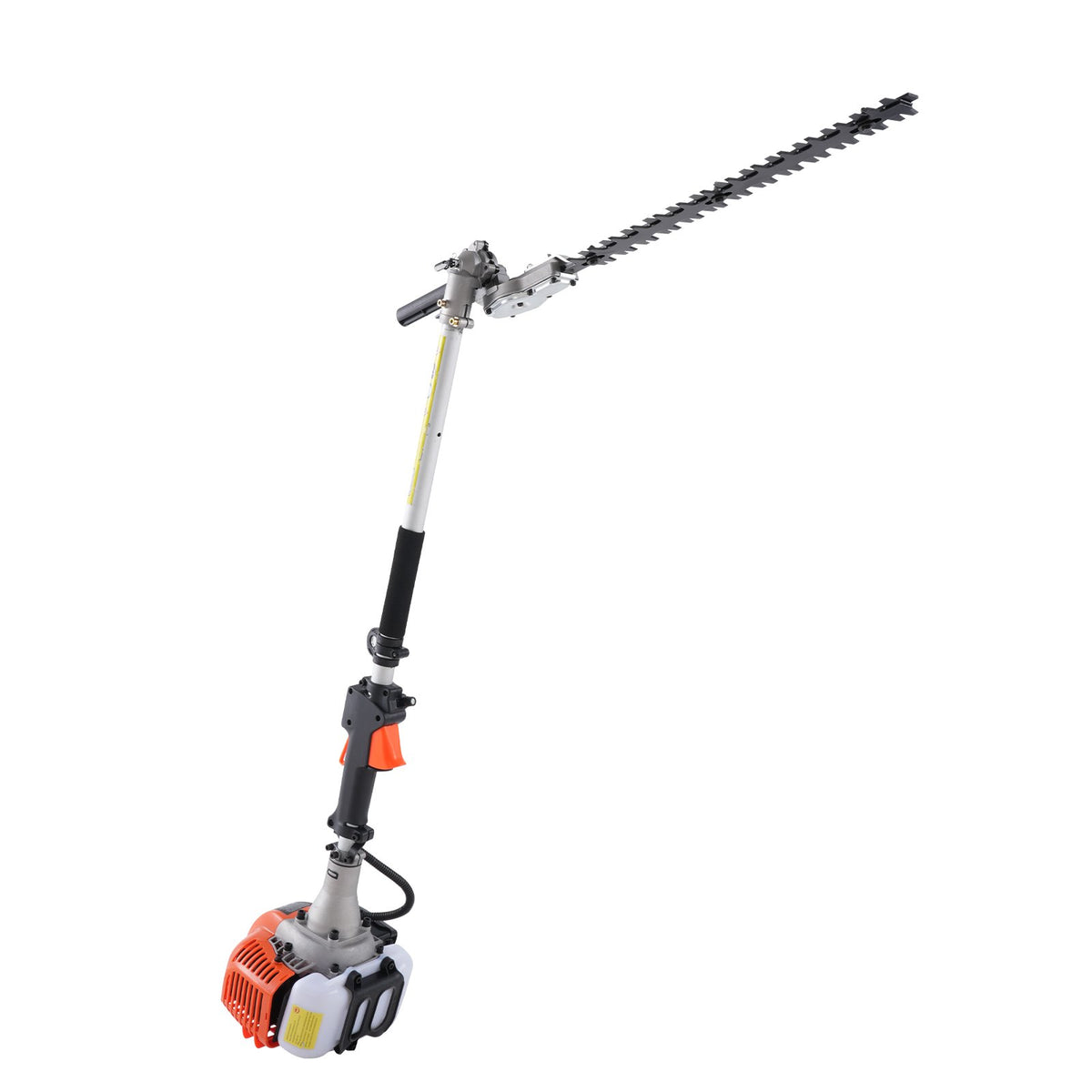Gas Hedge Trimmer 26CC 2-Cycle | 15.7 Inch Dual Sided Dual Action Blade | Adjustable Pole Hedge Trimmer for Shrubs & Bushes