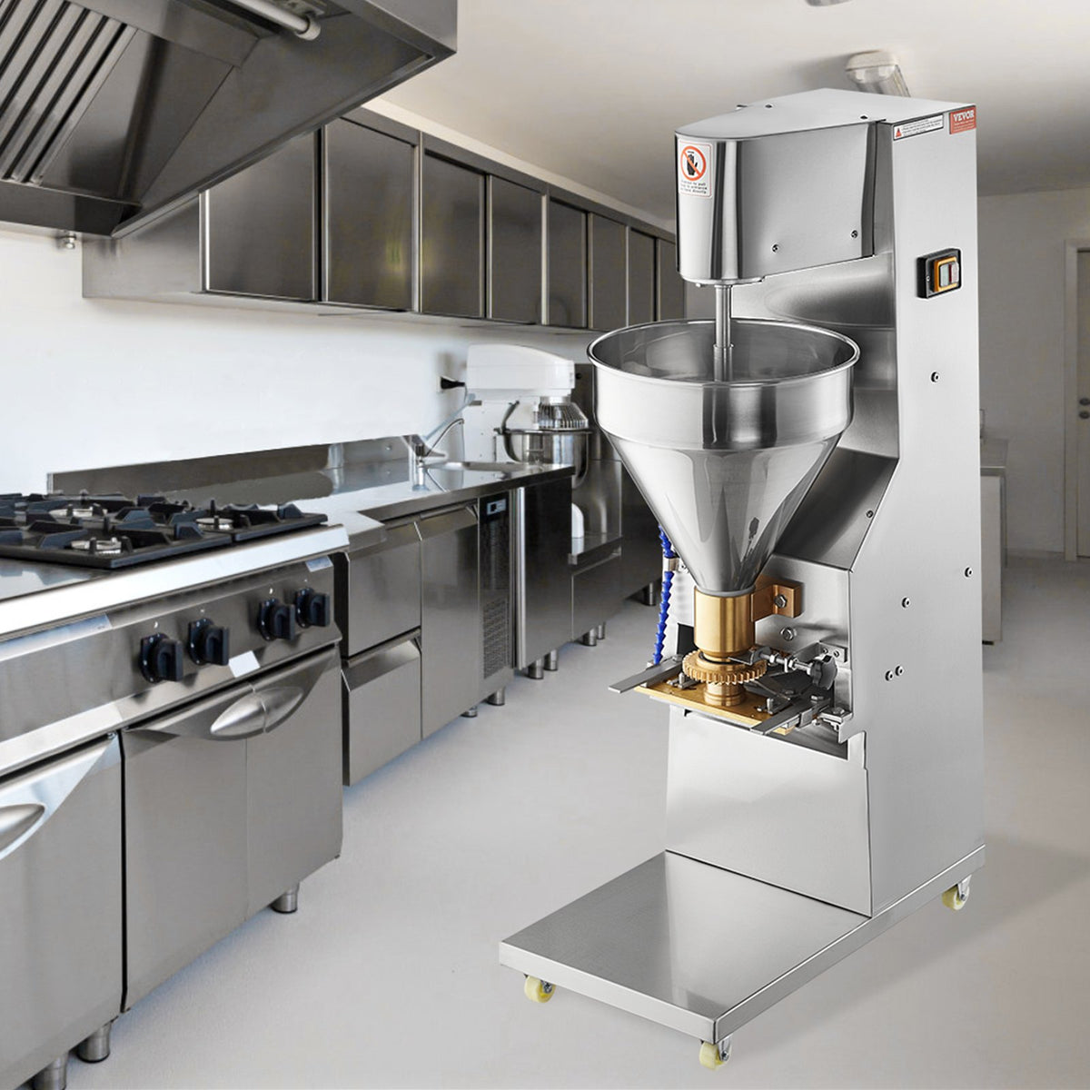 Commercial Meatball Forming Machine 1100W | 280pcs/min | Multiple Size Molds | Stainless Steel