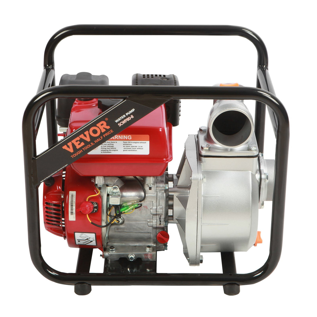 Gasoline Engine Water Pump 80mm | 7HP 265 GPM | 43m Lift | 4-Stroke with Hose Kit | EPA Certified