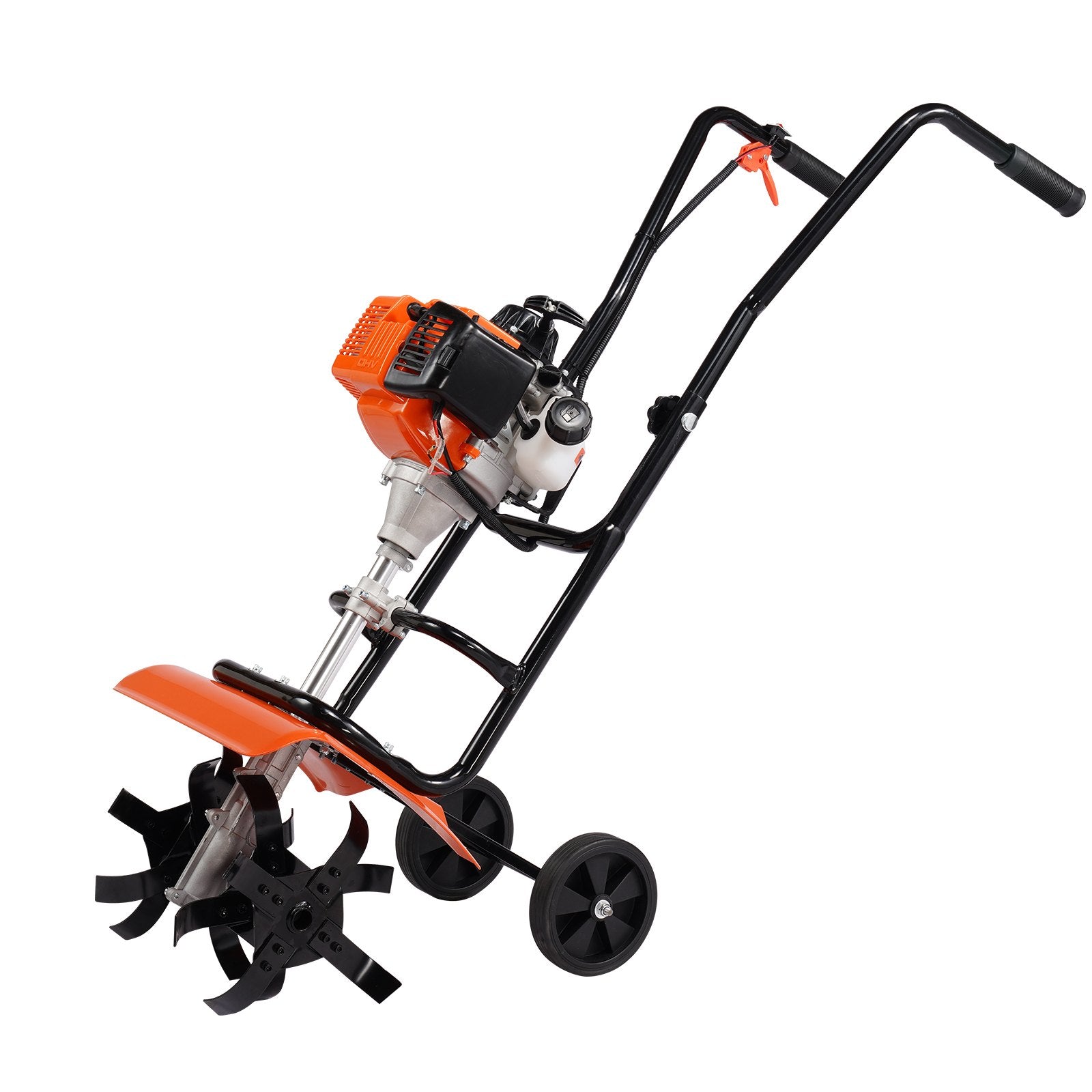 Tiller Cultivator | 38CC 4-Stroke Gas Powered | Front Tines for Garden & Lawn Soil