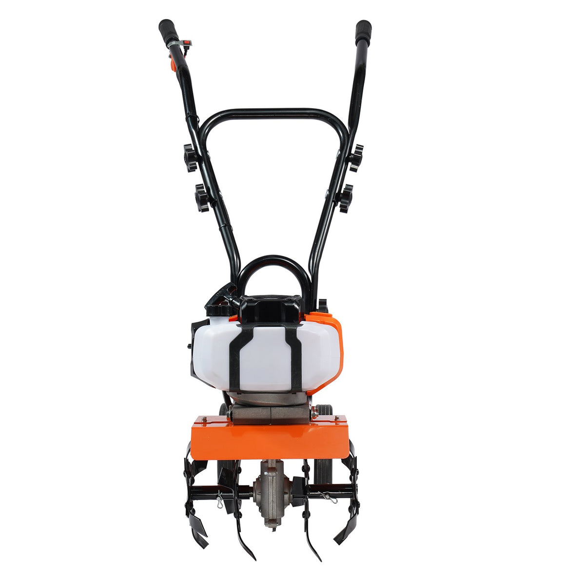 Tiller Cultivator | 43CC 2-Stroke Gas Powered | Front Tines Adjustable for Soil Cultivation