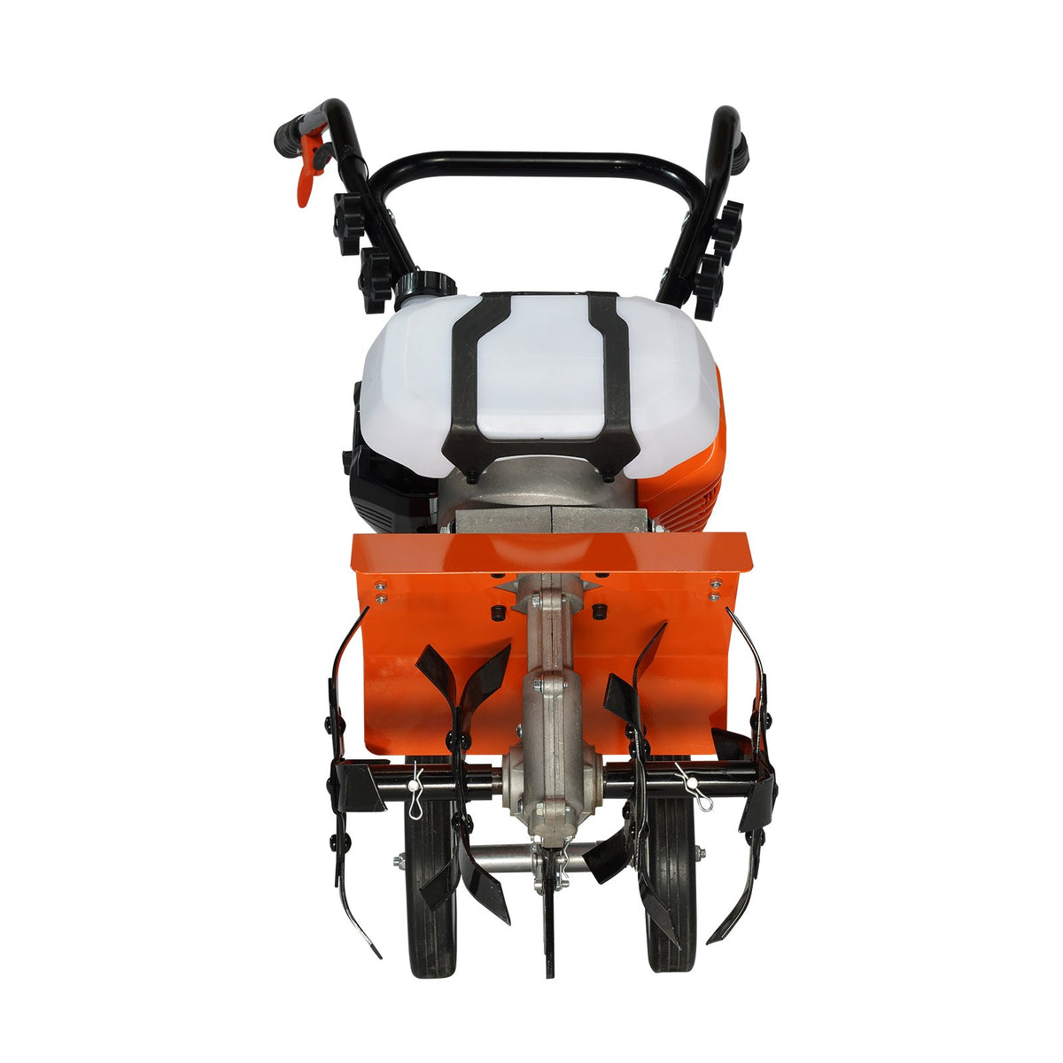 Tiller Cultivator | 43CC 2-Stroke Gas Powered | Front Tines Adjustable for Soil Cultivation
