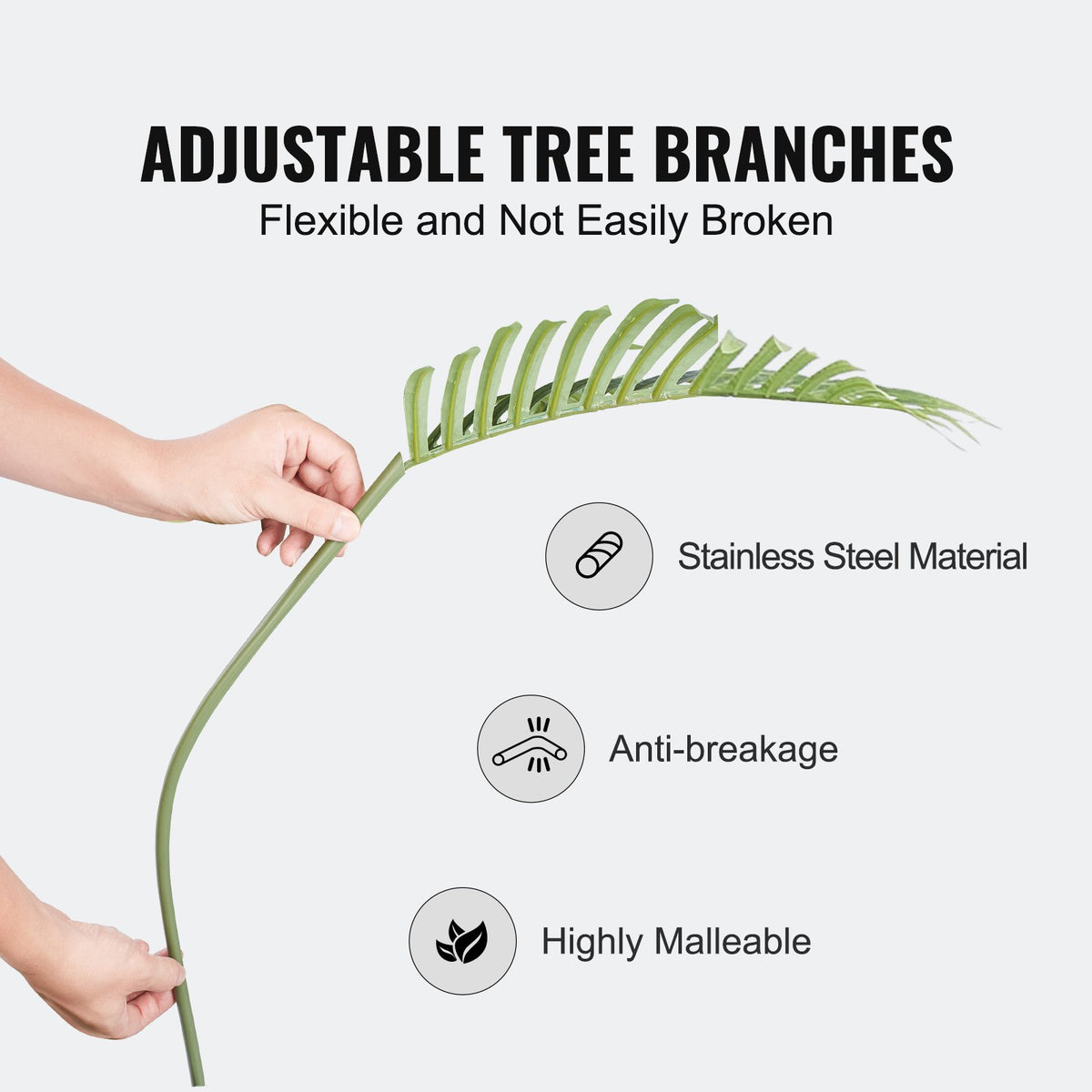 Artificial Palm Tree 1.5m | PE Material | Anti-Tip Base | Realistic Indoor Outdoor Faux Plant for Home & Office