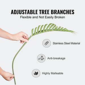 Artificial Palm Tree 1.5m | PE Material | Anti-Tip Base | Realistic Indoor Outdoor Faux Plant for Home & Office