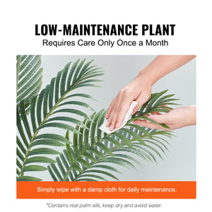 Artificial Palm Tree 1.5m | PE Material | Anti-Tip Base | Realistic Indoor Outdoor Faux Plant for Home & Office