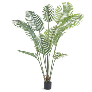 Artificial Palm Tree 1.8m | PE Material | Anti-Tip Base | Realistic Green Indoor Outdoor Faux Plant for Home, Office & Events