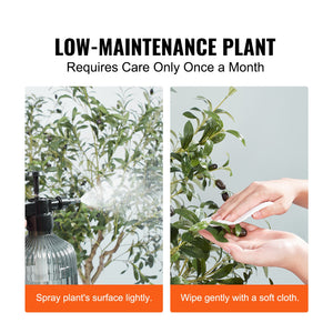 Artificial Olive Tree 15.2cm | Faux Potted Plant | PE Material with Anti-Tip Protection | Indoor/Outdoor Décor