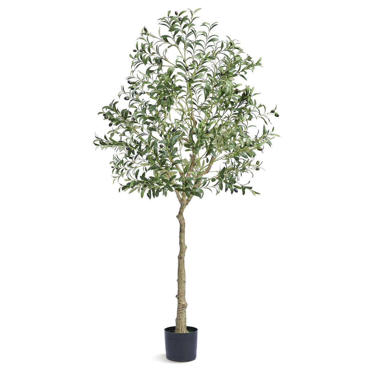 Artificial Olive Tree 15.2cm | Faux Potted Plant | PE Material with Anti-Tip Protection | Indoor/Outdoor Décor