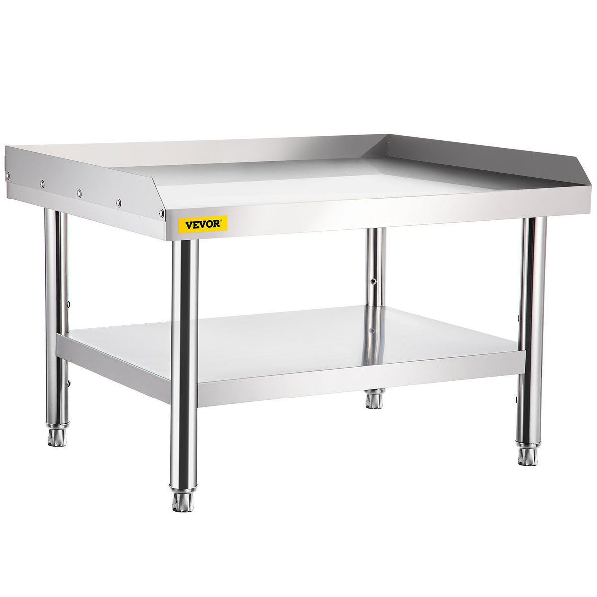 Stainless Steel Equipment Grill Stand 122x76x61cm | Adjustable Undershelf | For Hotel, Restaurant & Home Kitchen