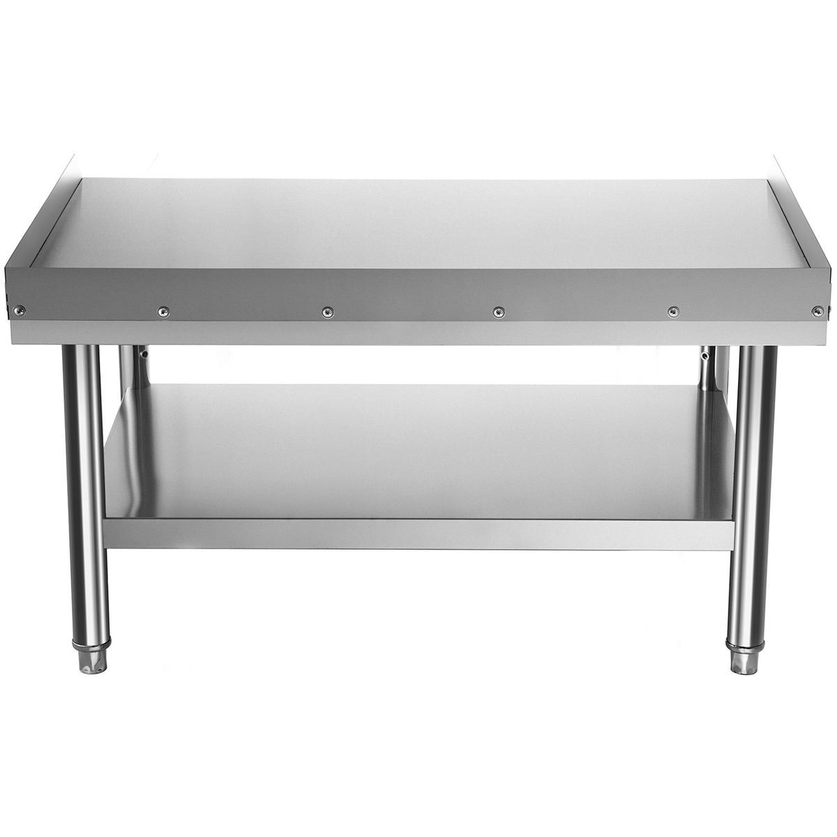 Stainless Steel Equipment Stand | 152x76x61cm Adjustable Undershelf | Grill or Kitchen Prep Table