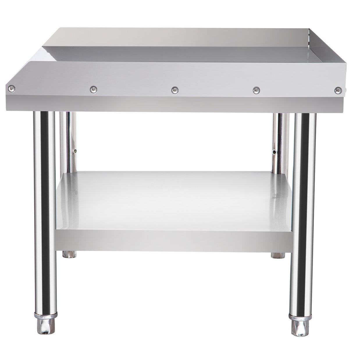 Stainless Steel Equipment Stand | 152x76x61cm Adjustable Undershelf | Grill or Kitchen Prep Table