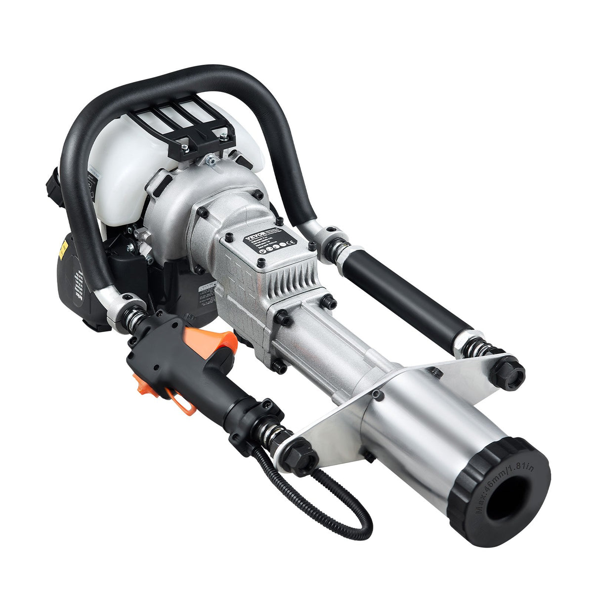 T Post Driver | 37.77cc Gas-Powered Fence Post Pounder with 3 Heads