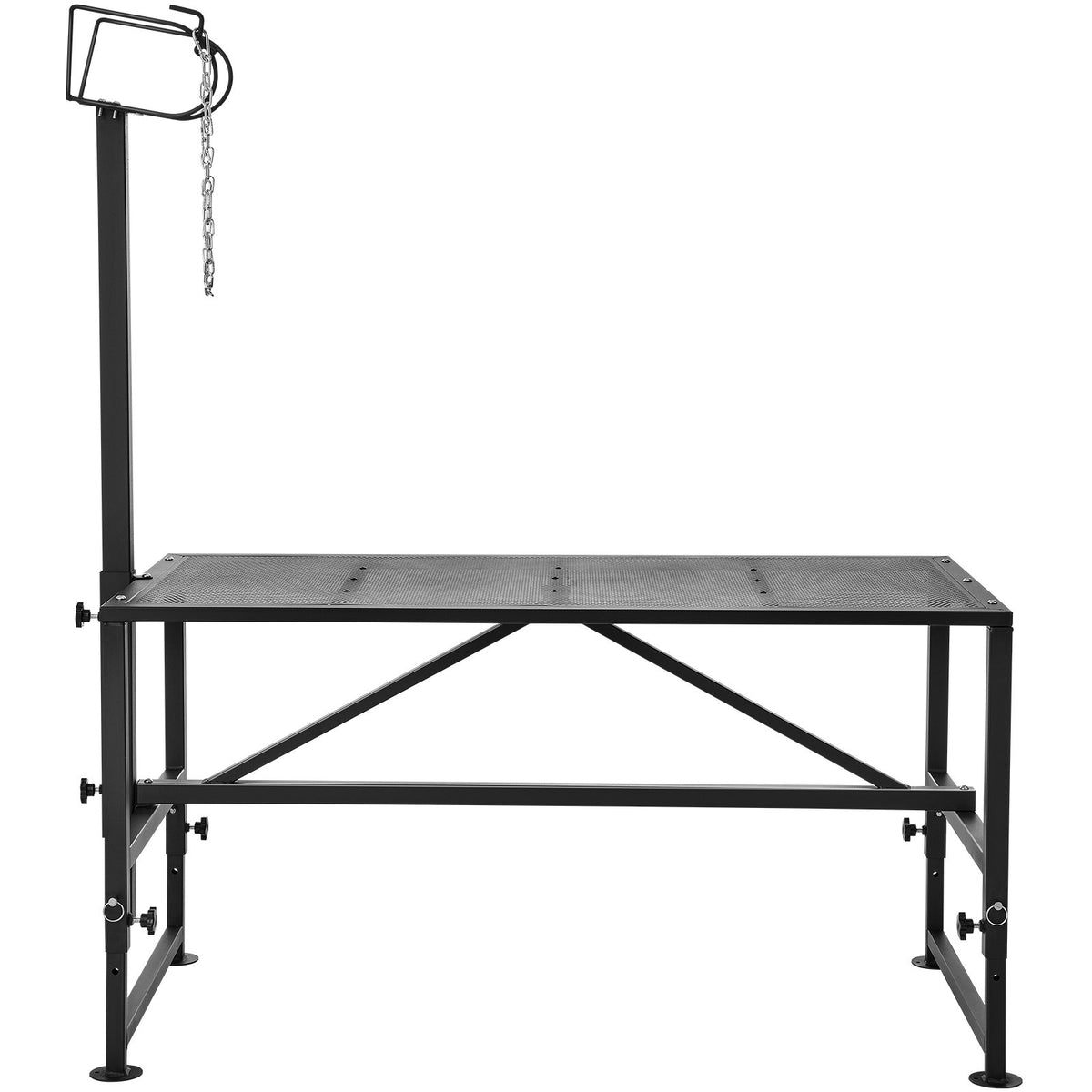 Goat & Sheep Stand | 51x23" Adjustable Livestock Milking & Shearing Stand | 500lb Load Capacity with Headpiece