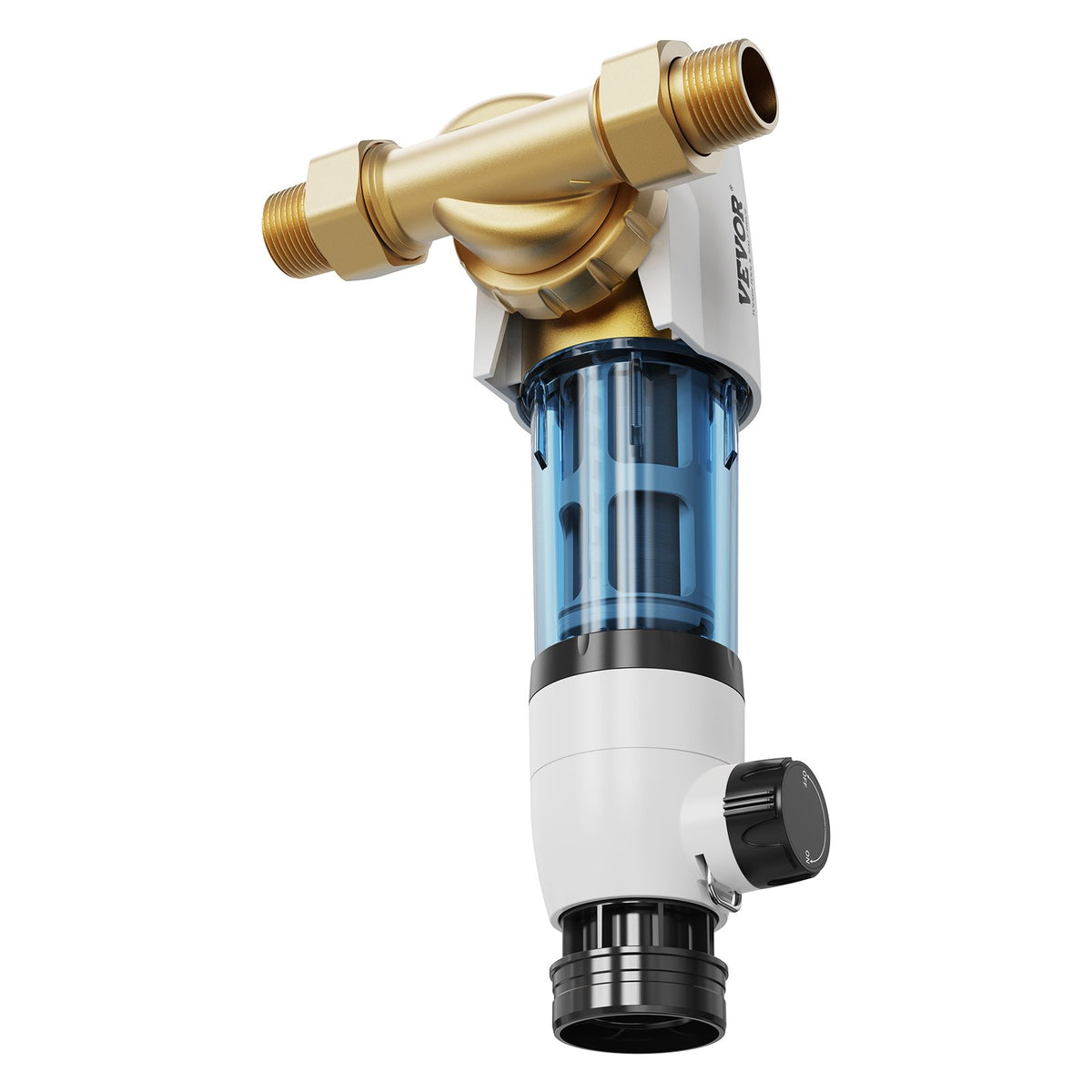 Spin Down Filter 40 Micron | Whole House Well Water Sediment Filter | 3/4" & 1" Connections