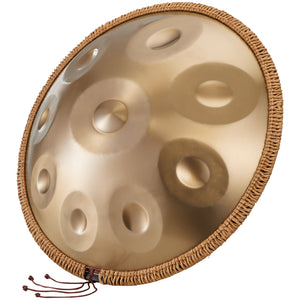Handpan Drum | 22" 9-Note D Minor Steel Tongue Drum with Mallets