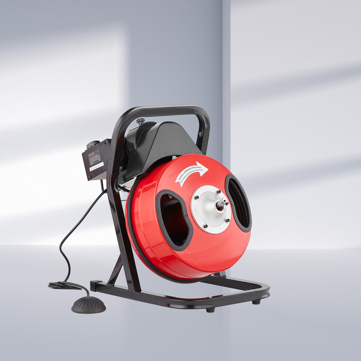 Drain Cleaner Machine | 50ft x 1/2" Manual Snake Auger with Cutters