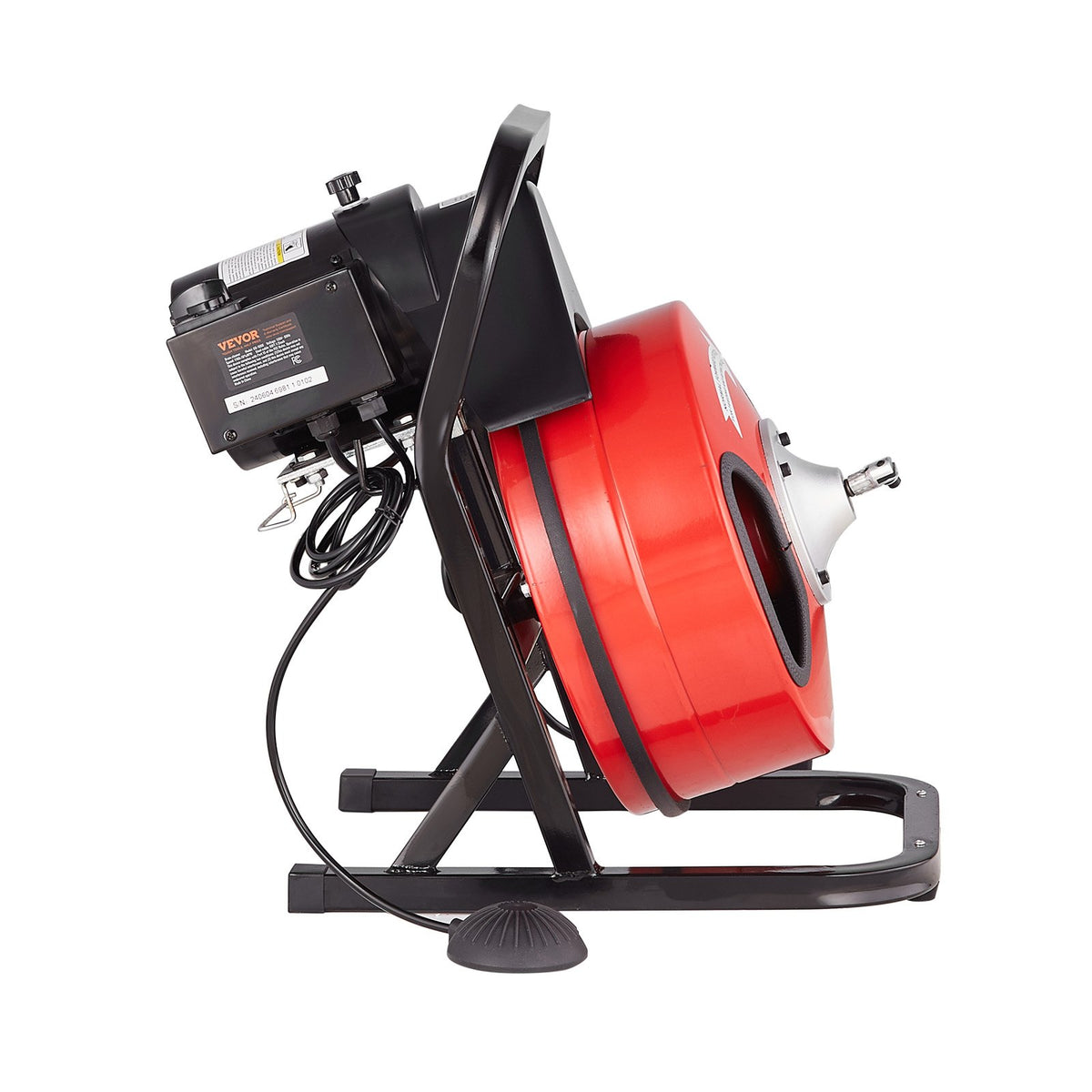 Drain Cleaner Machine | 50ft x 1/2" Manual Snake Auger with Cutters