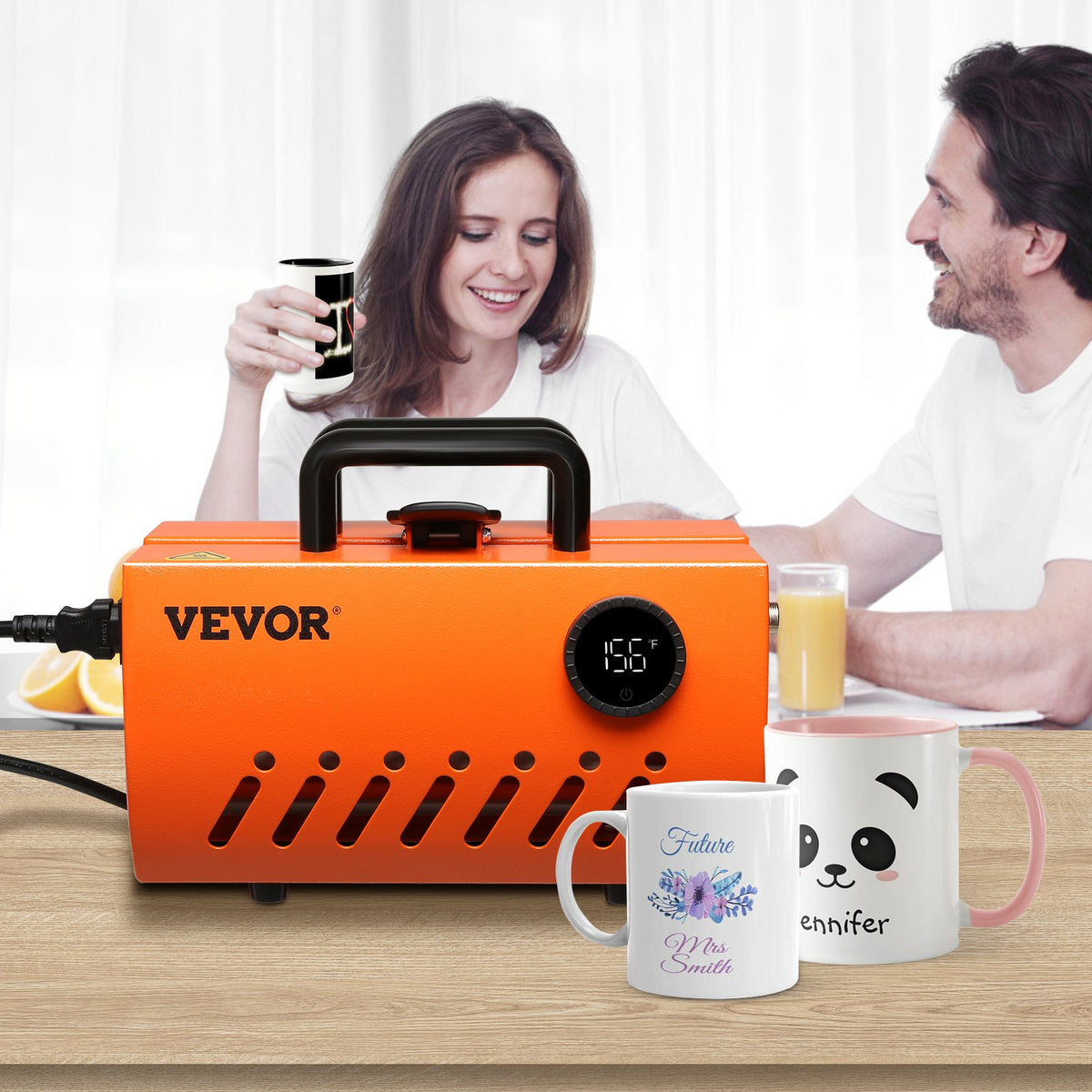 Mug Heat Press 30oz | Sublimation Tumbler & Mug Press | Fits 11oz-30oz Cups | Includes Gloves & Tape