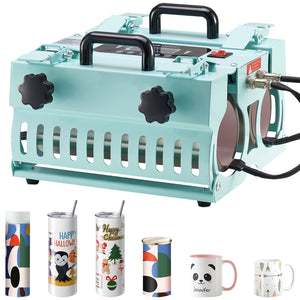 Tumbler Heat Press | Dual-Station Mug Press for 11–30oz Cups