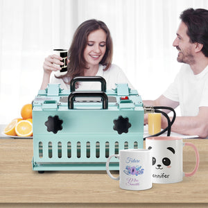 Tumbler Heat Press | Dual-Station Mug Press for 11–30oz Cups