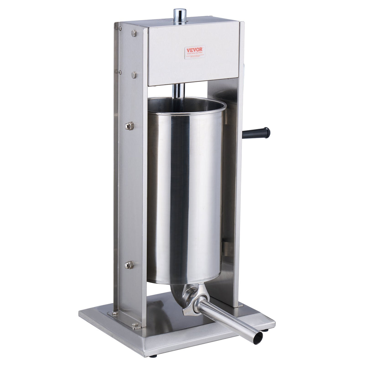 Manual Sausage Stuffer 15L | Vertical Sausage Making Machine | 304 Stainless Steel | For Home & Commercial Use