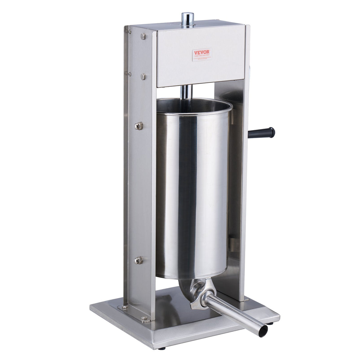 Manual Sausage Stuffer 15L | Vertical Sausage Making Machine | 304 Stainless Steel | For Home & Commercial Use