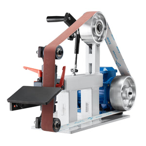 Belt Grinder Sander | 72 x 2 Inch Variable Speed Belt Polisher with VFD | 1500W 2HP Grinding Machine | 3 Grinding Moulds & 3 Sanding Belts | Metalworking & Knife Making