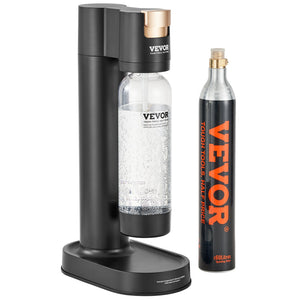 Sparkling Water Maker Kit | Home Soda Carbonator with 1L Bottle & CO2 Cylinder | Fits Standard 60L Screw-In Cylinders