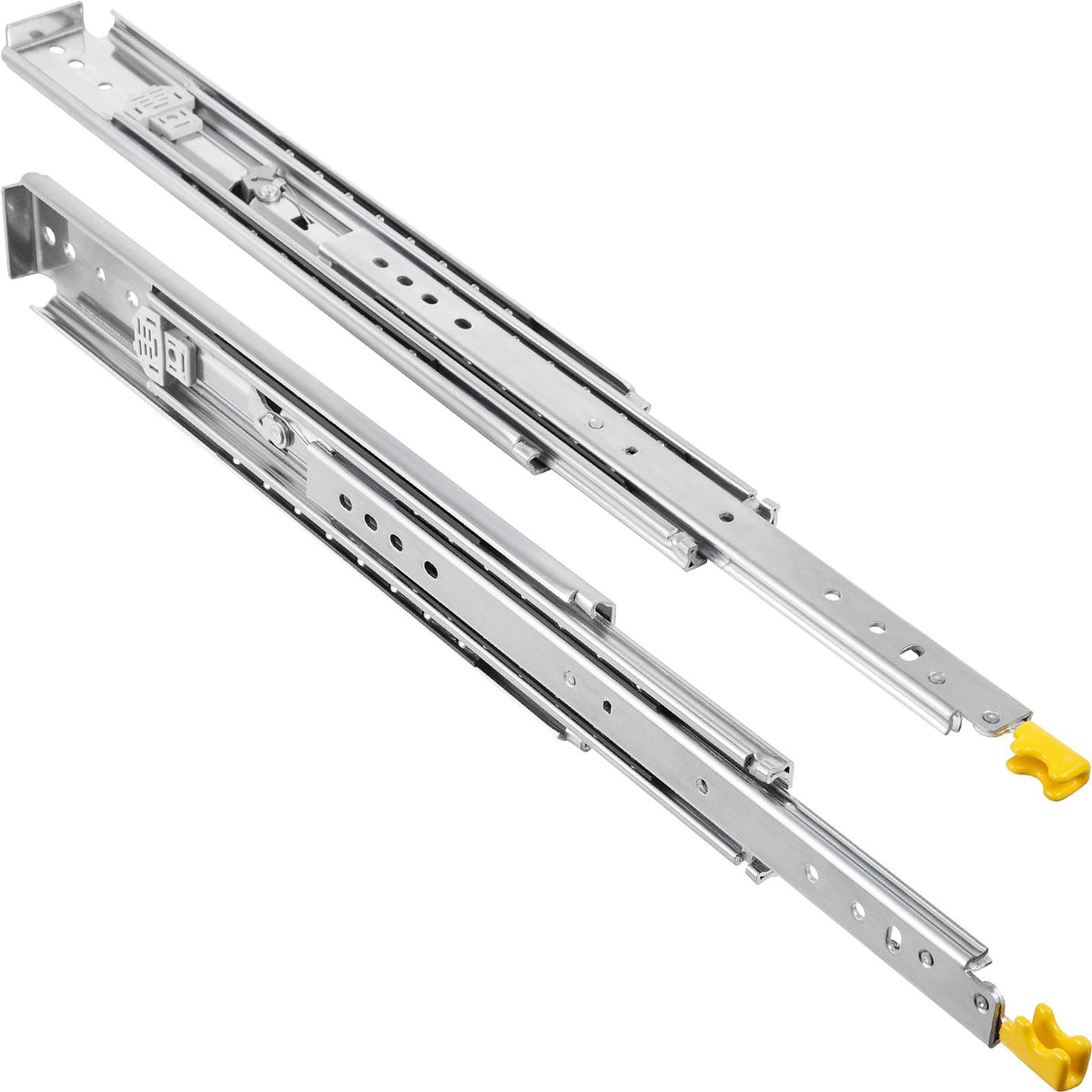 Drawer Slides with Lock 60" | Heavy Duty 500 lbs Capacity | Full Extension Ball Bearing