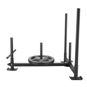Weight Training Sled | Push/Pull Power Sled for Strength & Speed Training | Fits 5cm Weight Plates