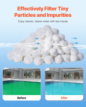 Pool Filter Balls | 0.7kg Reusable Media for Sand Filters
