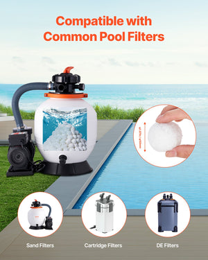 Pool Filter Balls | 1.56kg Reusable Media for Sand Filters