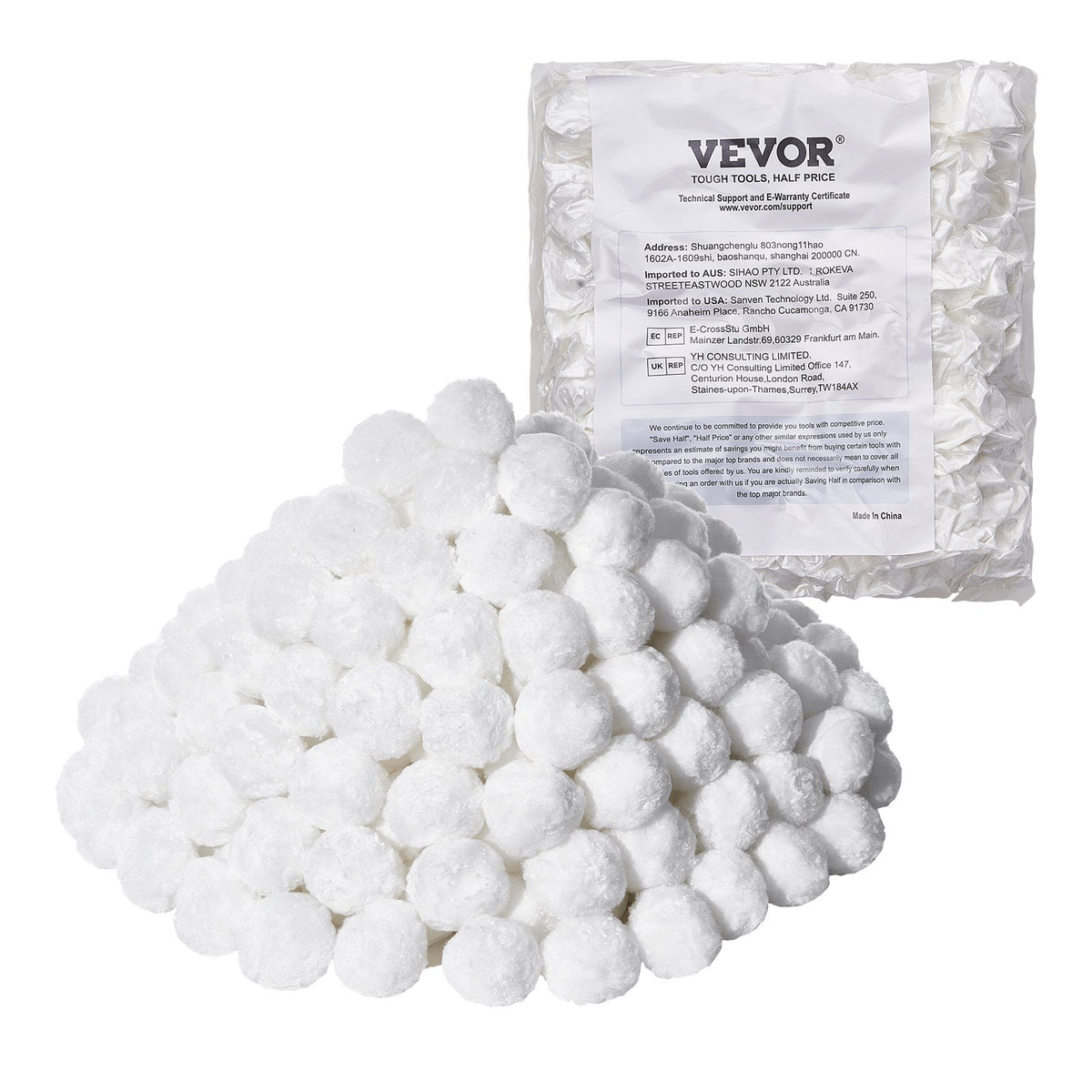 Pool Filter Balls | 1.56kg Reusable Media for Sand Filters
