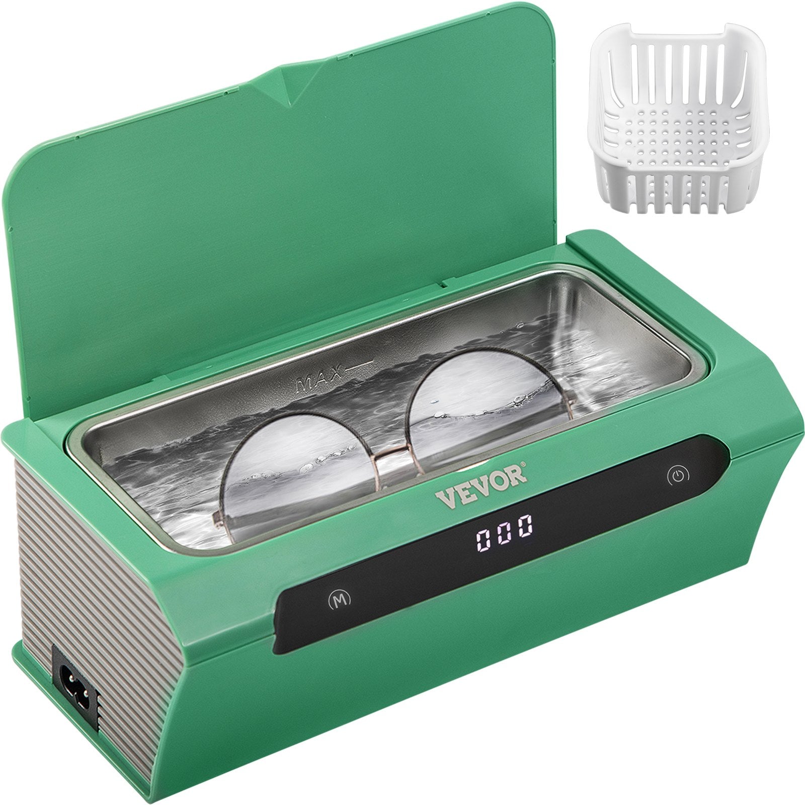 Ultrasonic Cleaner 500ml | Portable Jewellery Cleaning Machine | Green