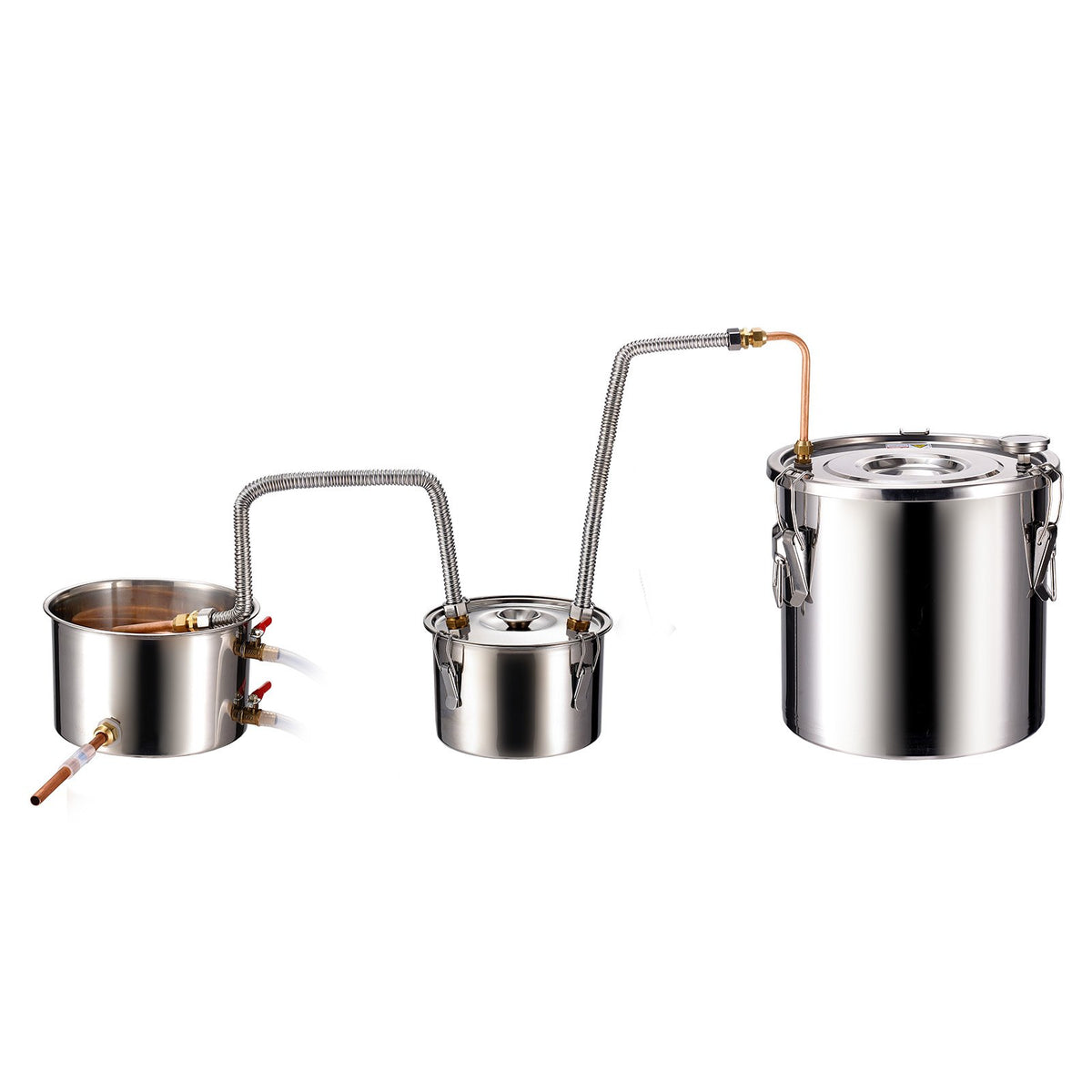 Moonshine Still | 5-Gallon Water/Alcohol Distiller with Thumper Keg & Pump