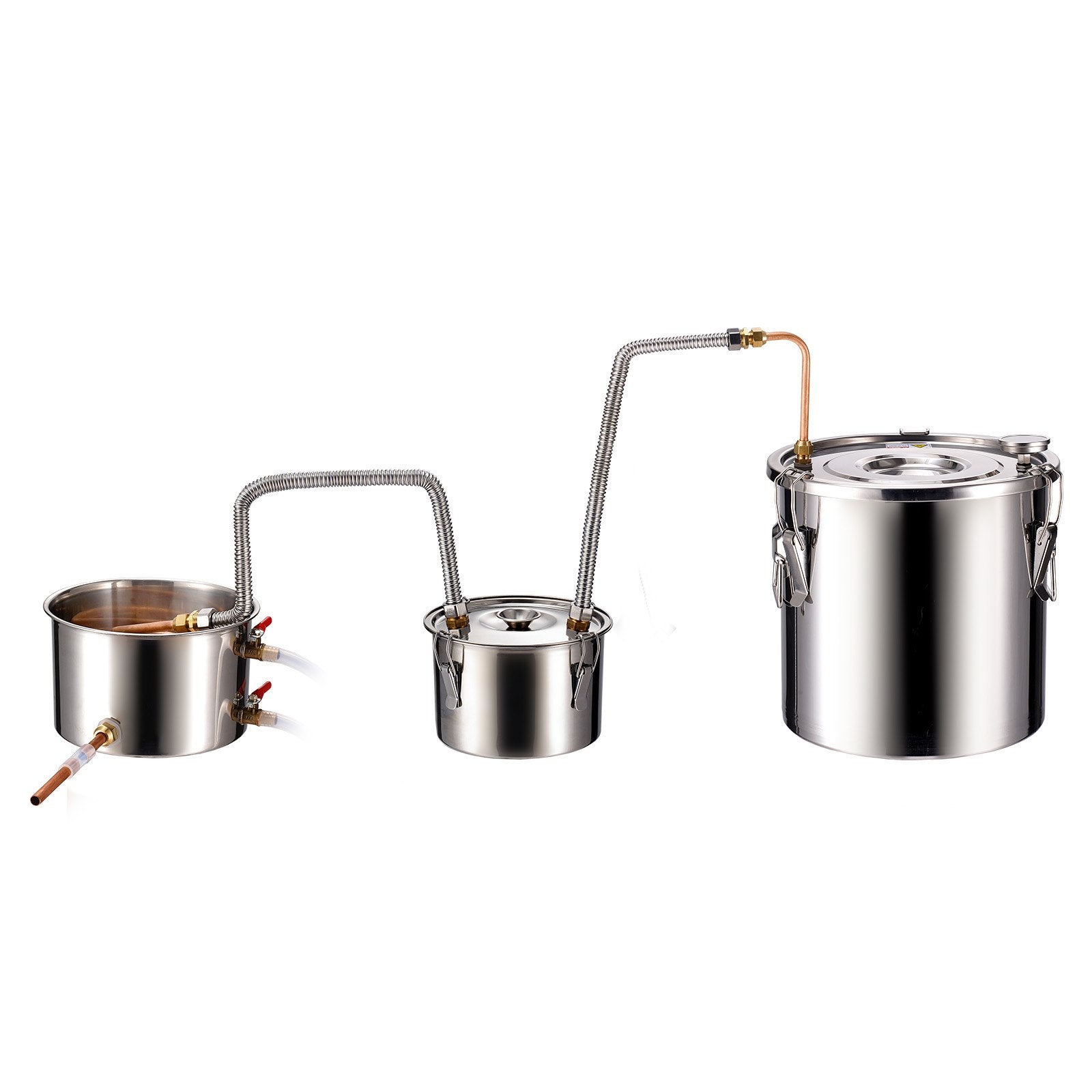 Moonshine Still | 5-Gallon Water/Alcohol Distiller with Thumper Keg & Pump