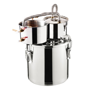 Moonshine Still | 5-Gallon Water/Alcohol Distiller with Thumper Keg & Pump