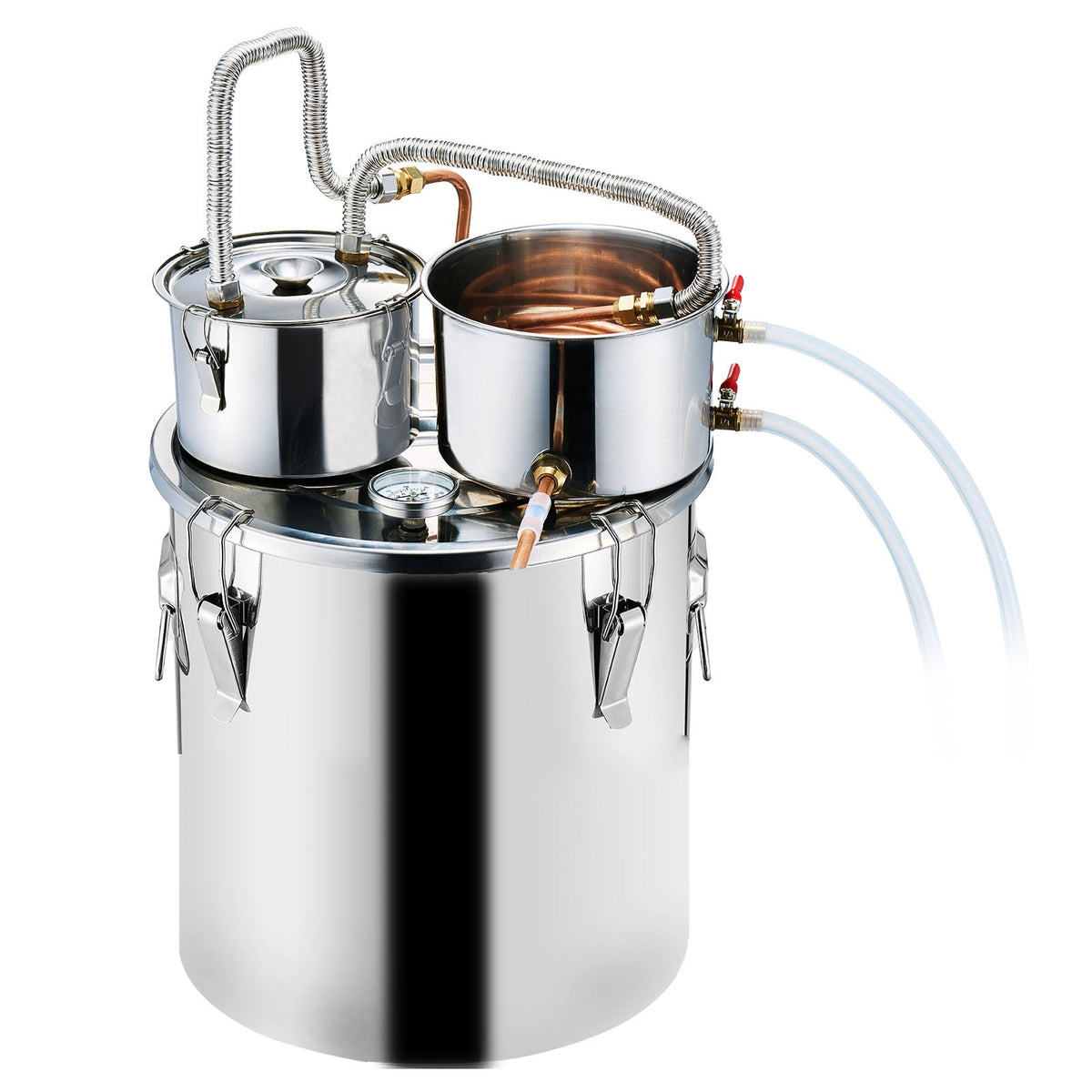 Moonshine Still | 8-Gallon Water/Alcohol Distiller with Thumper Keg & Pump