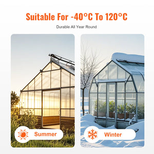 Polycarbonate Greenhouse Panels 5 Pack | 2' x 4' x 0.32" Roof Sheets | Durable & UV Resistant