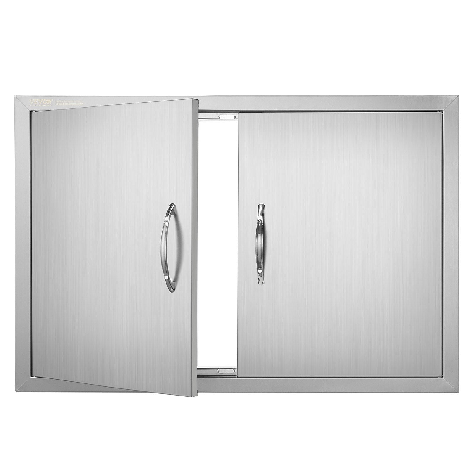 BBQ Access Door 838x558mm | Double Stainless Steel Flush Mount for Outdoor Kitchens