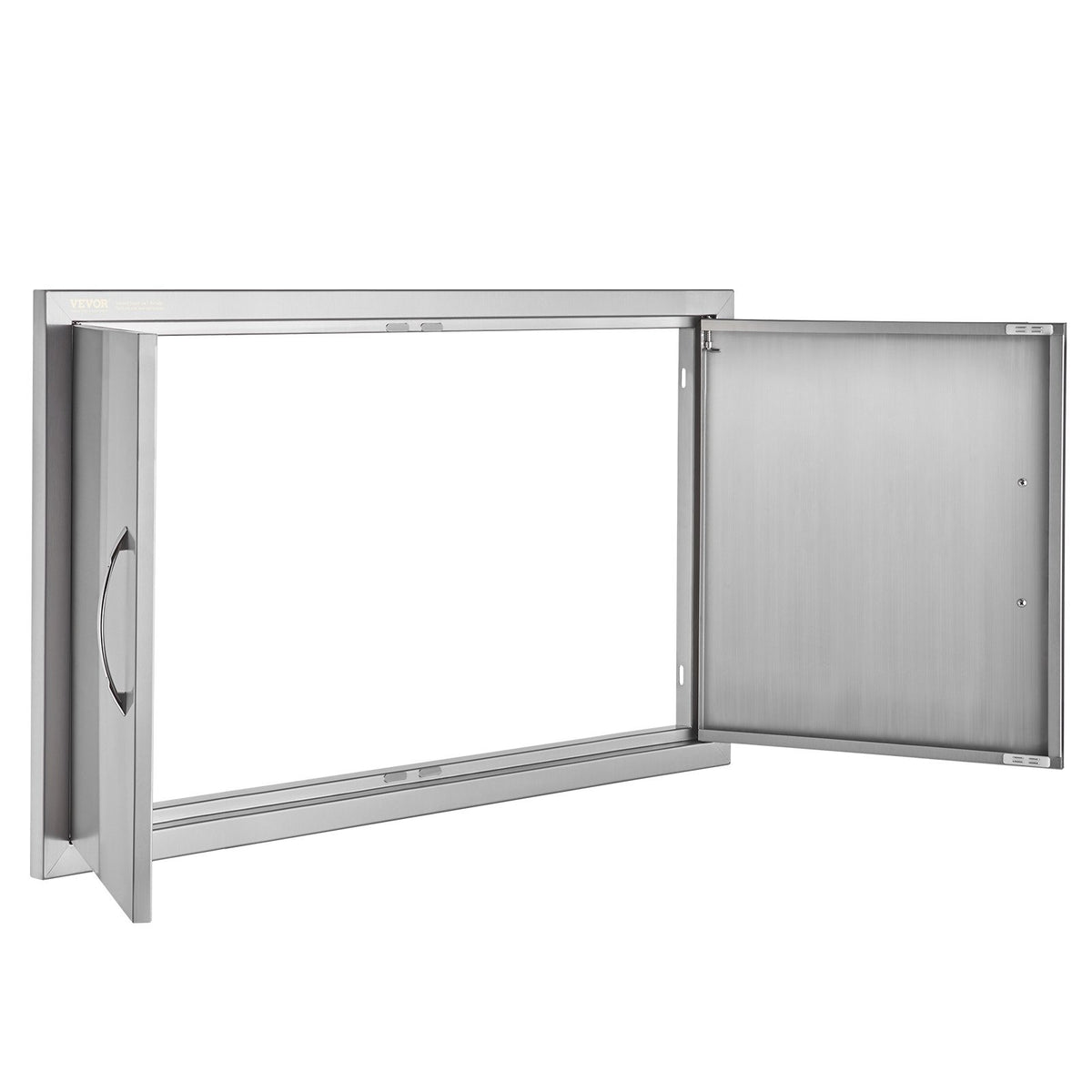 BBQ Access Door | 915x533mm Double Stainless Steel Outdoor Kitchen Doors | Flush Mount BBQ Island Access