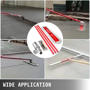 Bull Float Manganese Steel 1200x300mm | Concrete Finishing Float Kit with Handle & Bracket