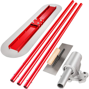 Bull Float Manganese Steel 1200x300mm | Concrete Finishing Float Kit with Handle & Bracket
