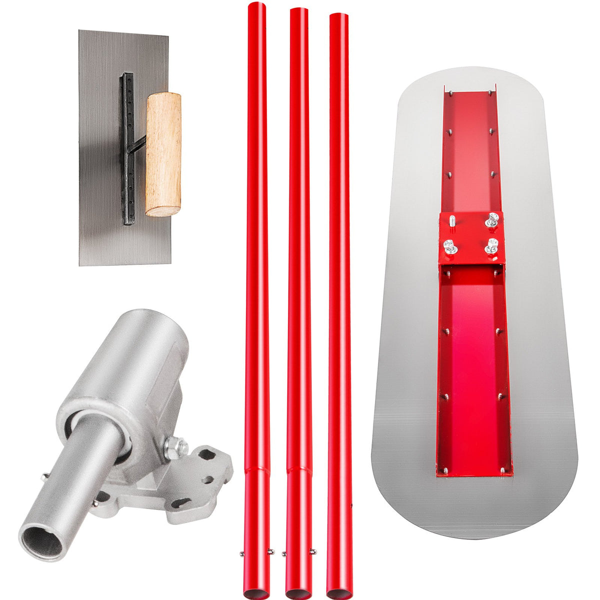 Bull Float Manganese Steel 1200x300mm | Concrete Finishing Float Kit with Handle & Bracket