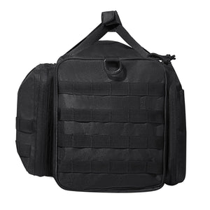 Tactical Range Bag | 3-Pistol Carry Bag with Shoulder Strap | Black