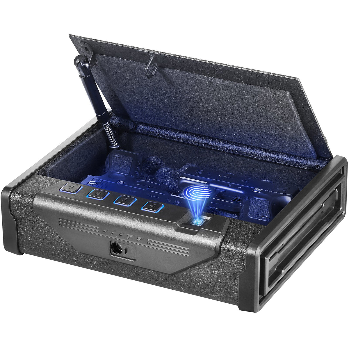 Gun Safe | Biometric 2-Pistol Safe with 3 Access Methods