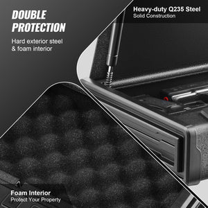 Gun Safe | Biometric 2-Pistol Safe with 3 Access Methods