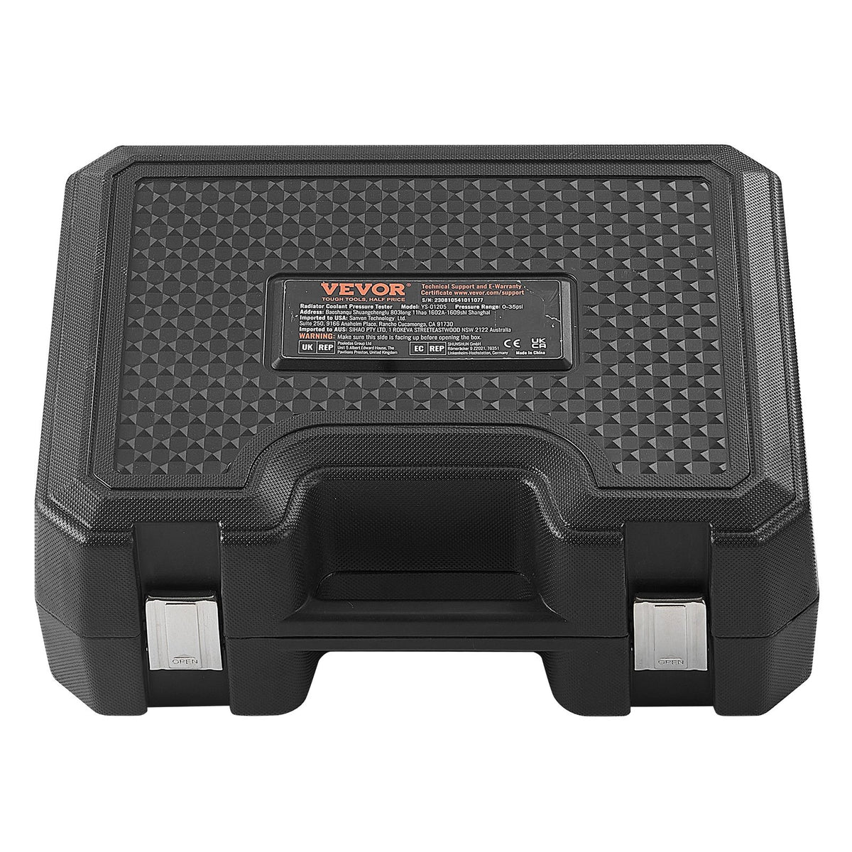 Radiator Pressure Tester Kit 28 Piece | Coolant Pressure Tester with Manual Pump & Colour-Coded Caps | Vacuum Refill Kit for Cars, Motorcycles & Trucks