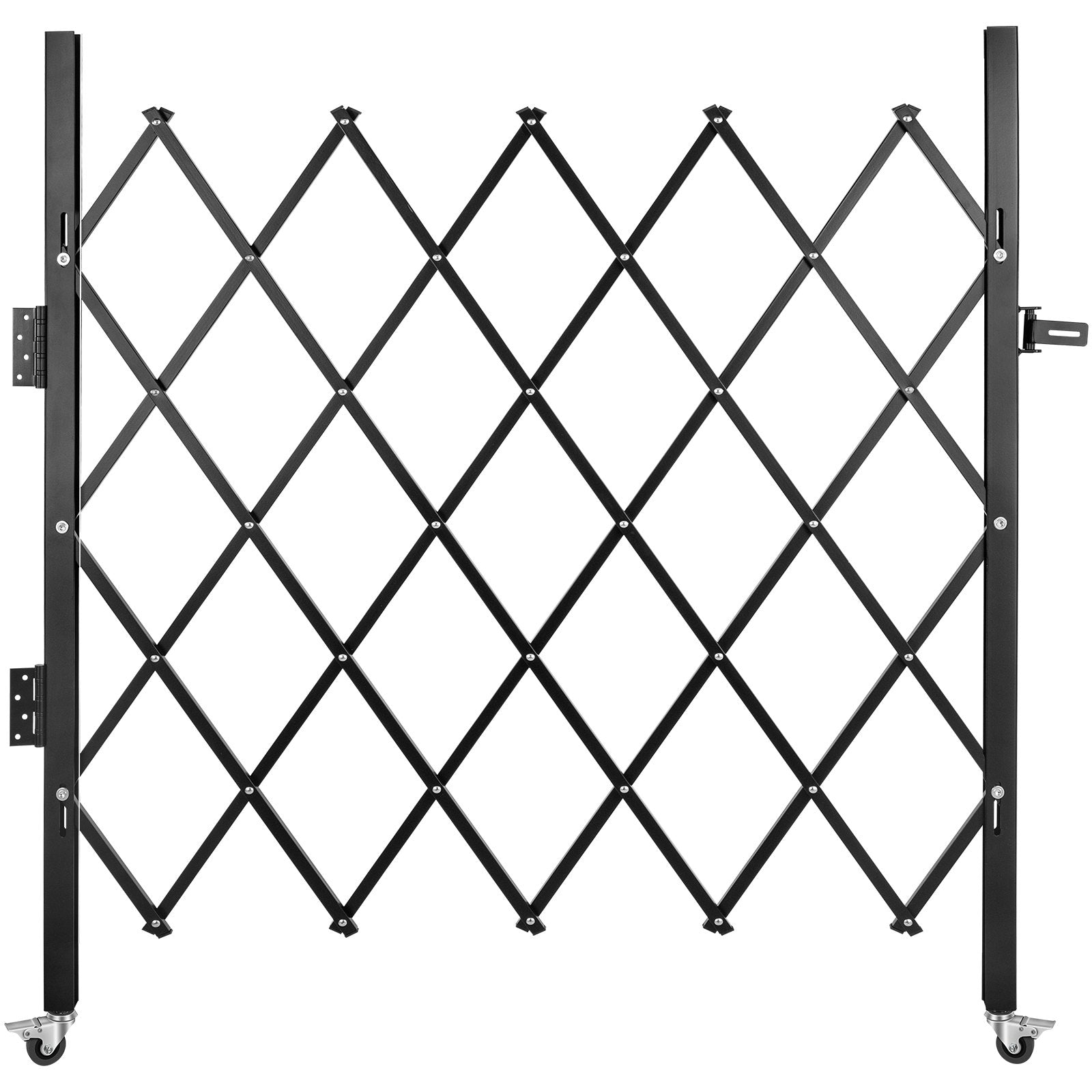 Folding Security Gate | Single 48"H x 66"W Steel Scissor Gate